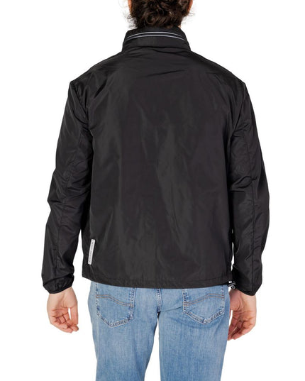 Armani Exchange Black Polyester Shell Jacket