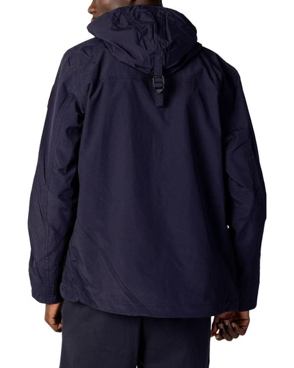 Napapijri Blue Polyester Shell Jacket