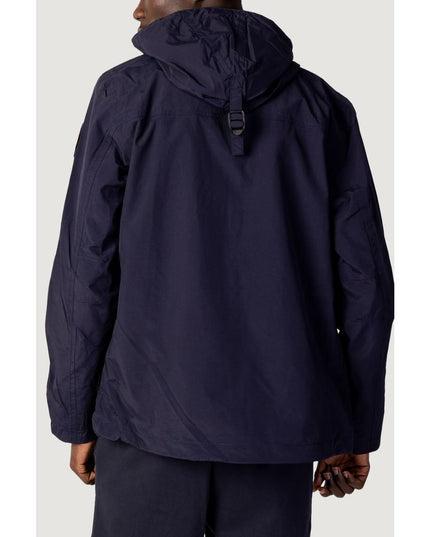 Napapijri Blue Polyester Shell Jacket