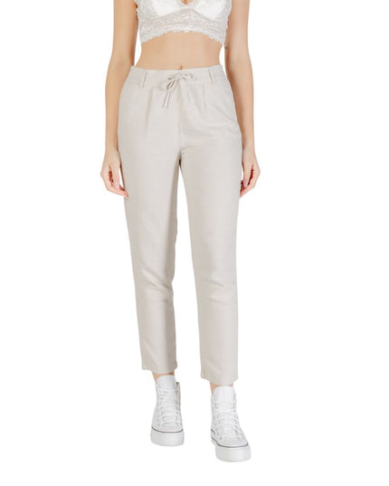 Only Bicolor Linen Casual Pants