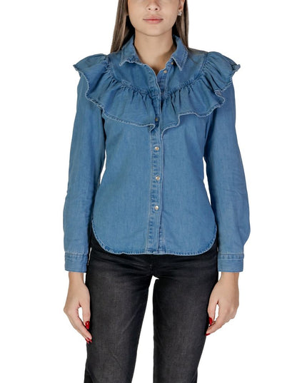 Only Blue Cotton Blouse