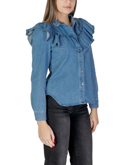 Only Blue Cotton Blouse