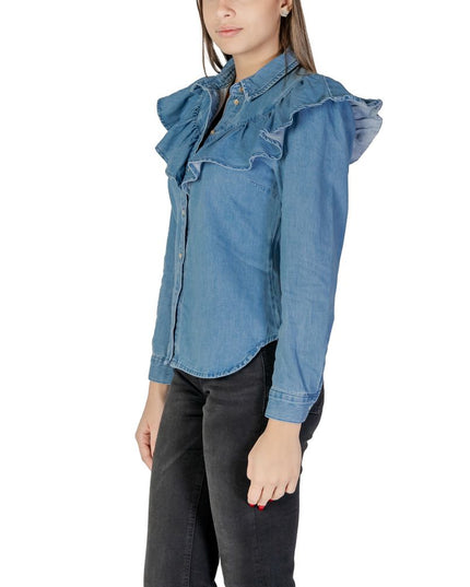 Only Blue Cotton Blouse