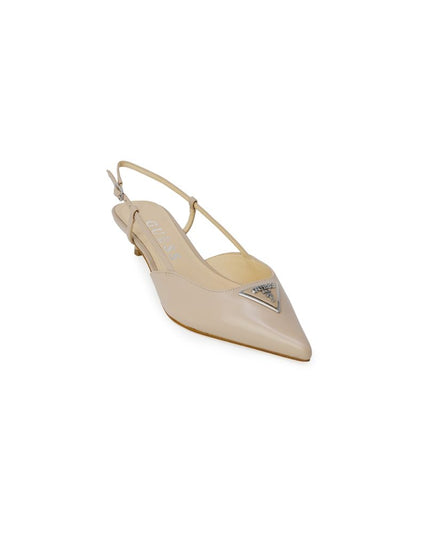 Guess Beige Polyester High Heel Pumps