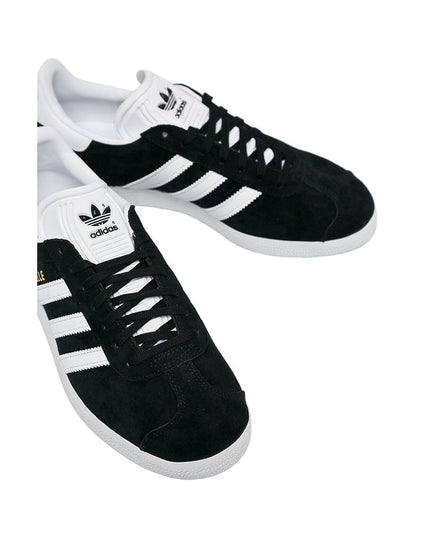 Adidas Originals Black Leather Low Top Sneakers
