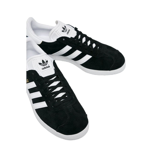 Adidas Originals Black Leather Low Top Sneakers