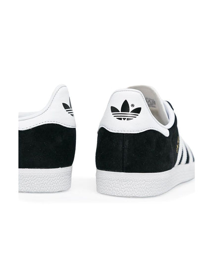 Adidas Originals Black Leather Low Top Sneakers