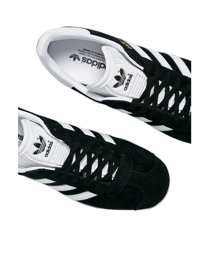 Adidas Originals Black Leather Low Top Sneakers
