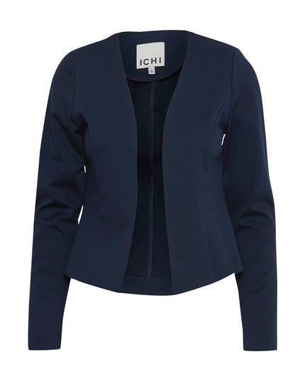 ICHI Blue Polyester Blazer