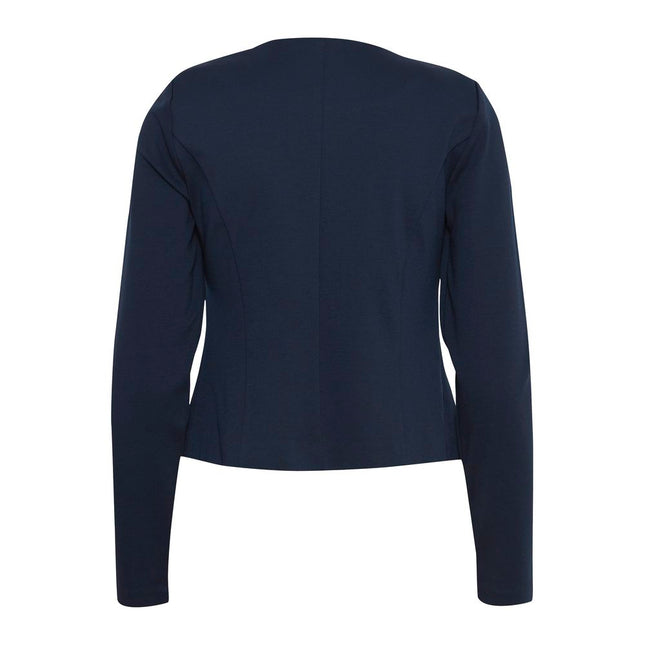 ICHI Blue Polyester Blazer