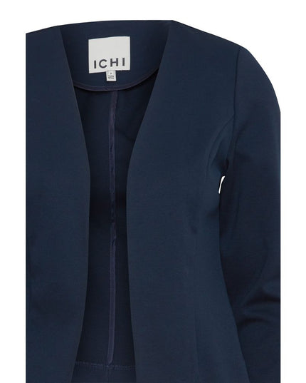ICHI Blue Polyester Blazer