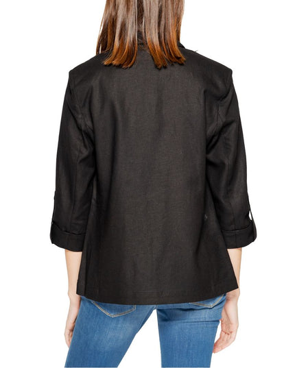 Only Black Linen Blazer