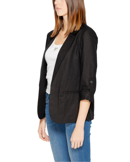 Only Black Linen Blazer