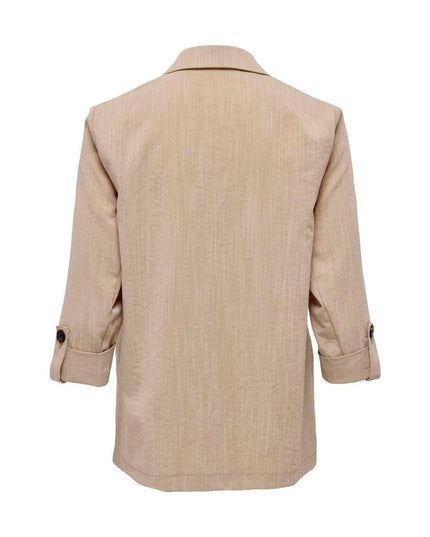 Only Beige Viscose Blazer