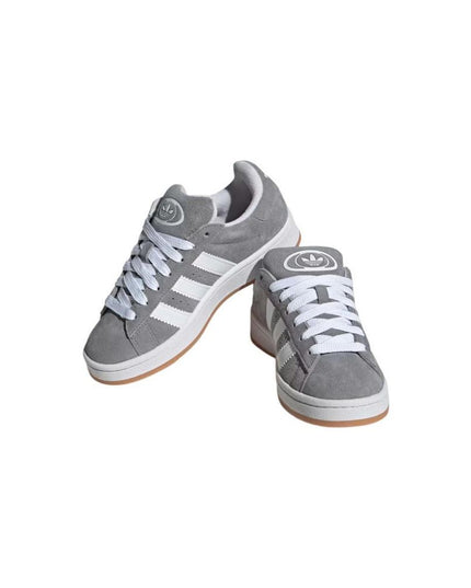 Adidas Originals Gray Leather Low Top Sneakers