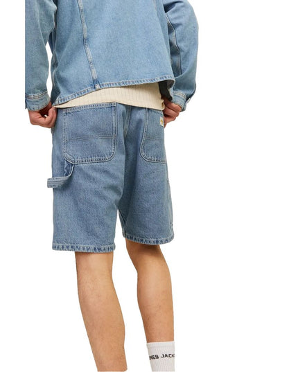 Jack Jones Light Blue Cotton Bermuda Shorts