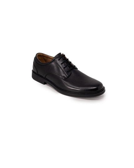 Clarks Black Leather Oxfords And Derbies