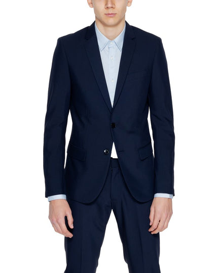 Antony Morato Blue Polyester Blazer