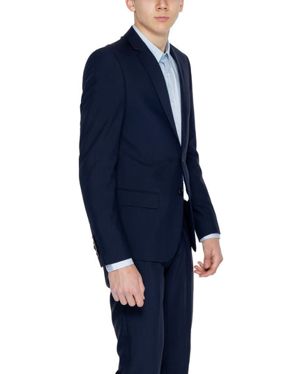 Antony Morato Blue Polyester Blazer