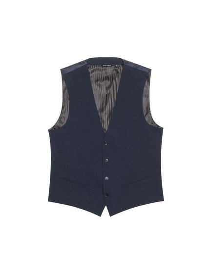 Antony Morato Blue Polyester Waistcoat