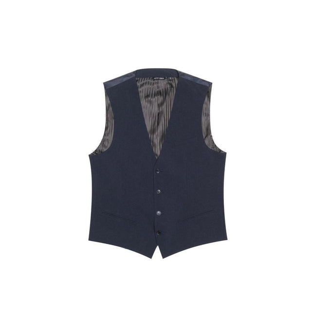 Antony Morato Blue Polyester Waistcoat