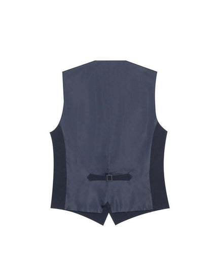 Antony Morato Blue Polyester Waistcoat