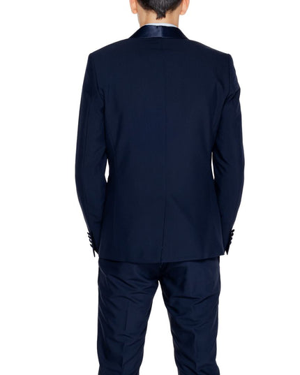 Antony Morato Blue Polyester Blazer