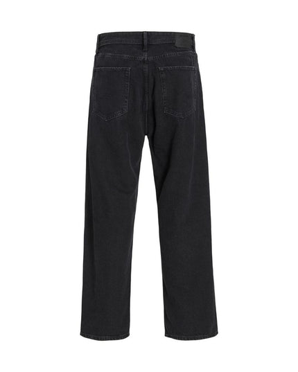 Jack Jones Black Cotton Relaxed Fit Jean