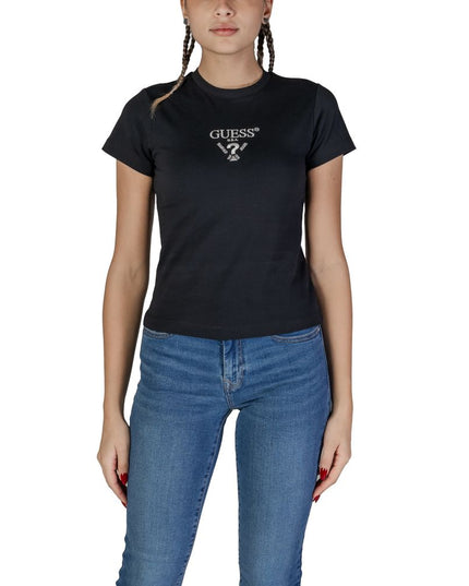 Guess Active Black Cotton T-Shirt