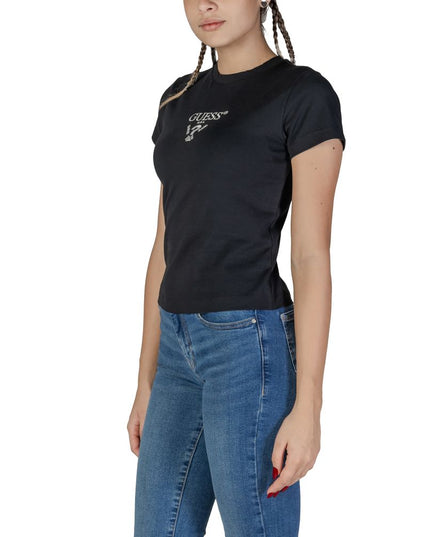 Guess Active Black Cotton T-Shirt