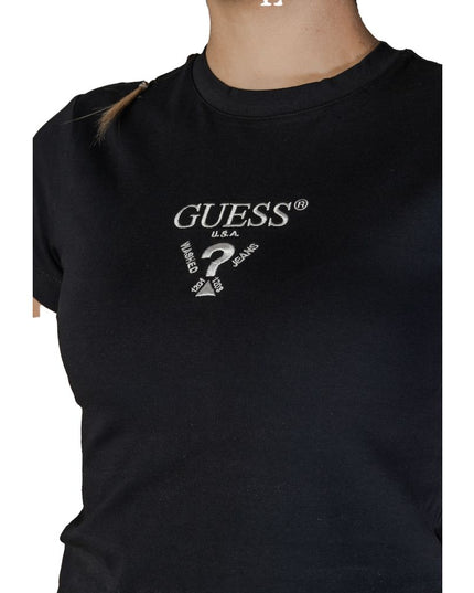 Guess Active Black Cotton T-Shirt