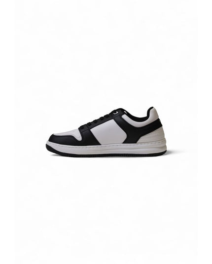 EA7 Emporio Armani Black And White Polyester Athletic Sneakers