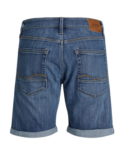 Jack Jones Blue Cotton Bermuda Shorts