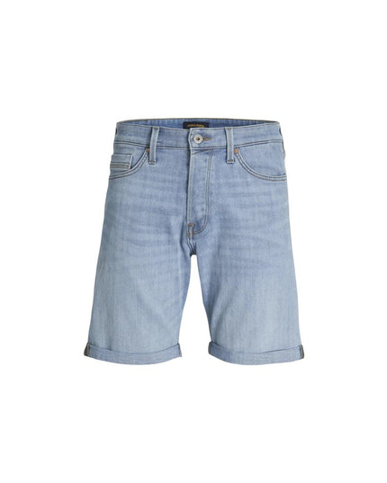 Jack Jones Light Blue Cotton Bermuda Shorts