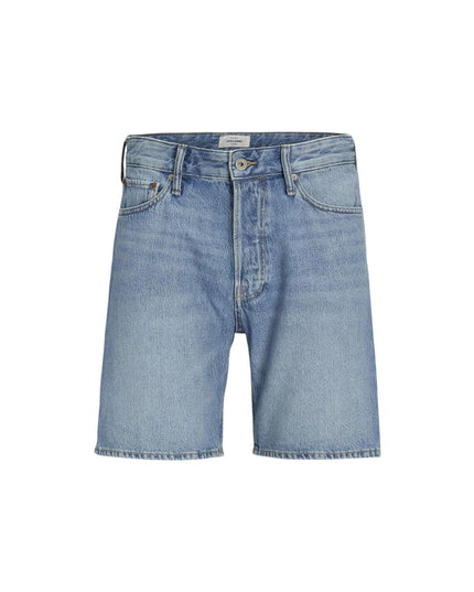 Jack Jones Blue Cotton Bermuda Shorts