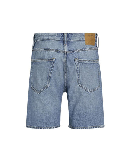 Jack Jones Blue Cotton Bermuda Shorts