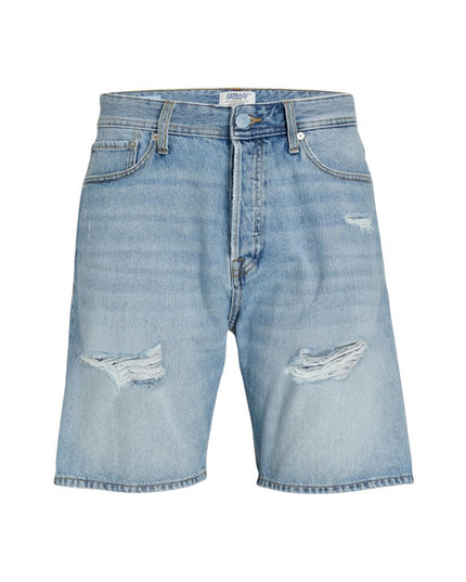 Jack Jones Light Blue Cotton Bermuda Shorts