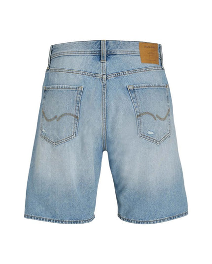 Jack Jones Light Blue Cotton Bermuda Shorts