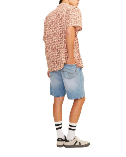 Jack Jones Light Blue Cotton Bermuda Shorts