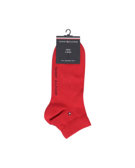 Tommy Hilfiger Red Cotton Sock