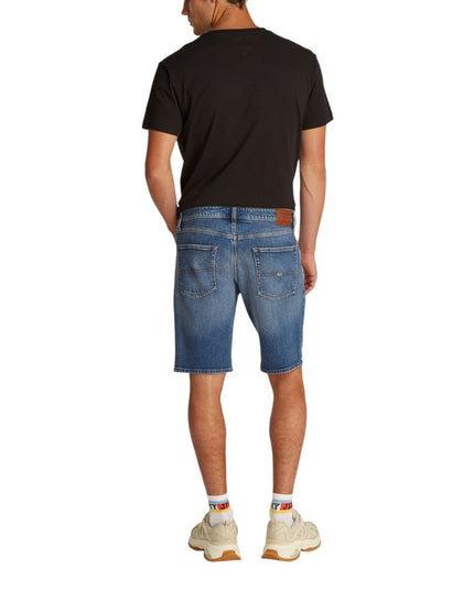 Tommy Hilfiger Jeans Blue Recycled Cotton Bermuda Shorts