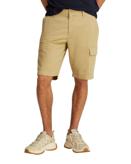 Tommy Hilfiger Jeans Beige Cotton Bermuda Shorts