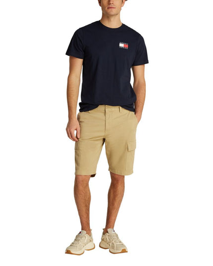Tommy Hilfiger Jeans Beige Cotton Bermuda Shorts
