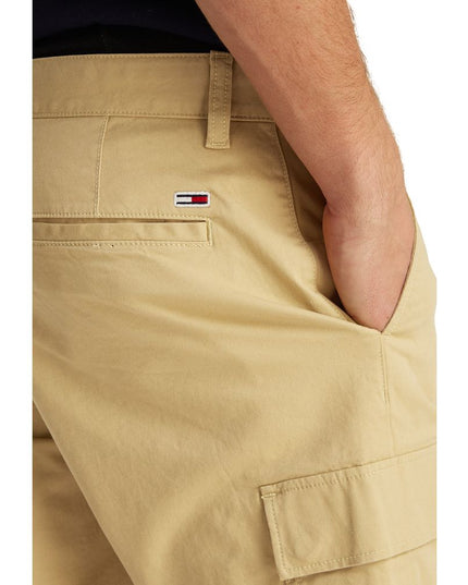 Tommy Hilfiger Jeans Beige Cotton Bermuda Shorts