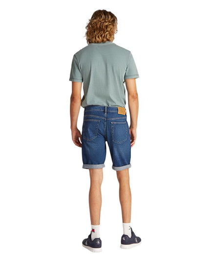 Calvin Klein Jeans Blue Cotton Bermuda Shorts