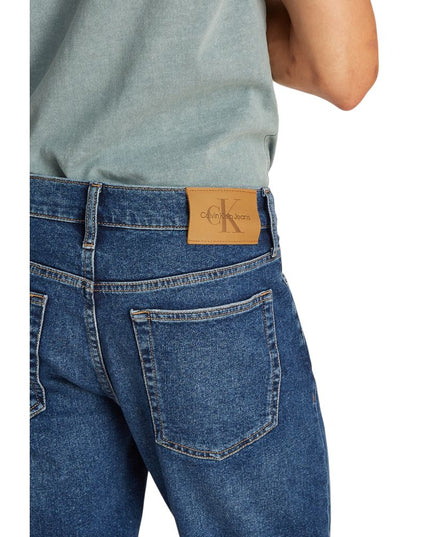 Calvin Klein Jeans Blue Cotton Bermuda Shorts