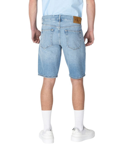 Calvin Klein Jeans Blue Cotton Bermuda Shorts
