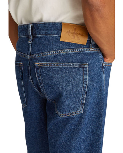 Calvin Klein Jeans Blue Cotton Bermuda Shorts