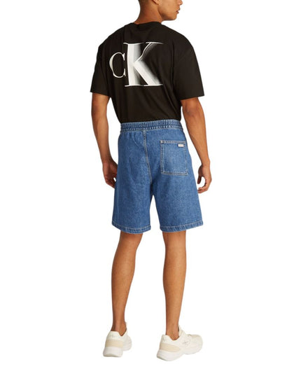 Calvin Klein Jeans Blue Cotton Bermuda Shorts