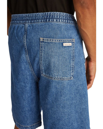 Calvin Klein Jeans Blue Cotton Bermuda Shorts